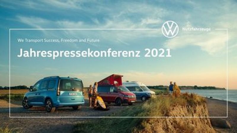 Aufzeichnung der Jahrespressekonferenz von Volkswagen Nutzfahrzeuge