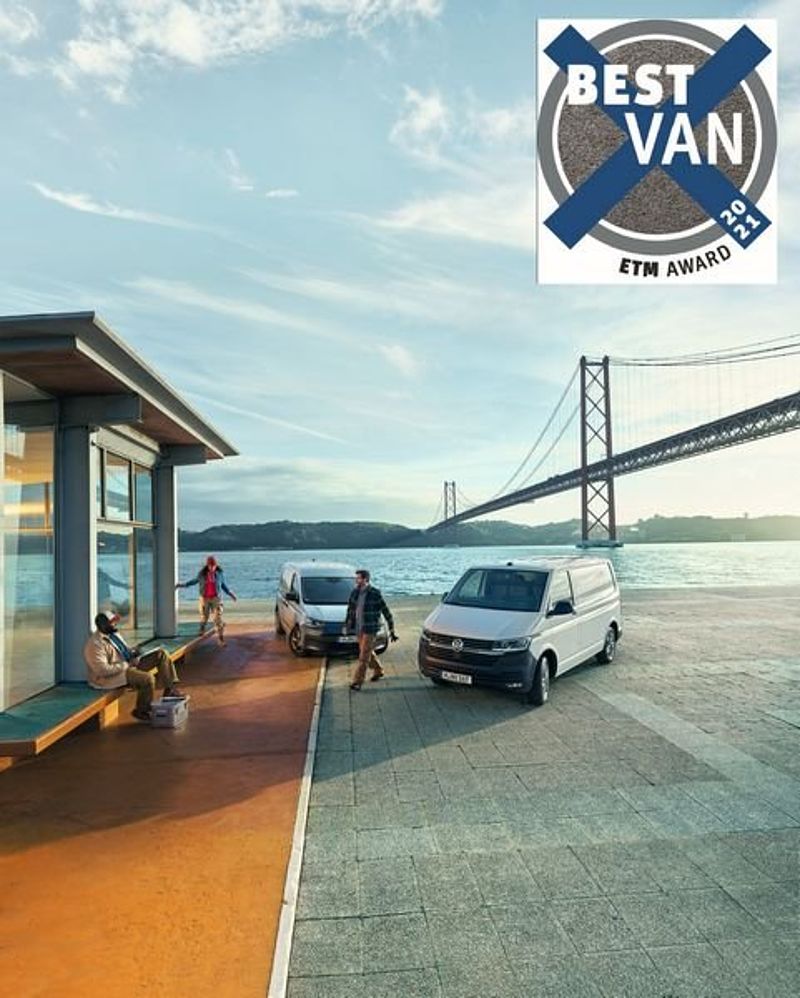 Caddy Cargo und Transparter 6.1 sind `Best Vans 2021`