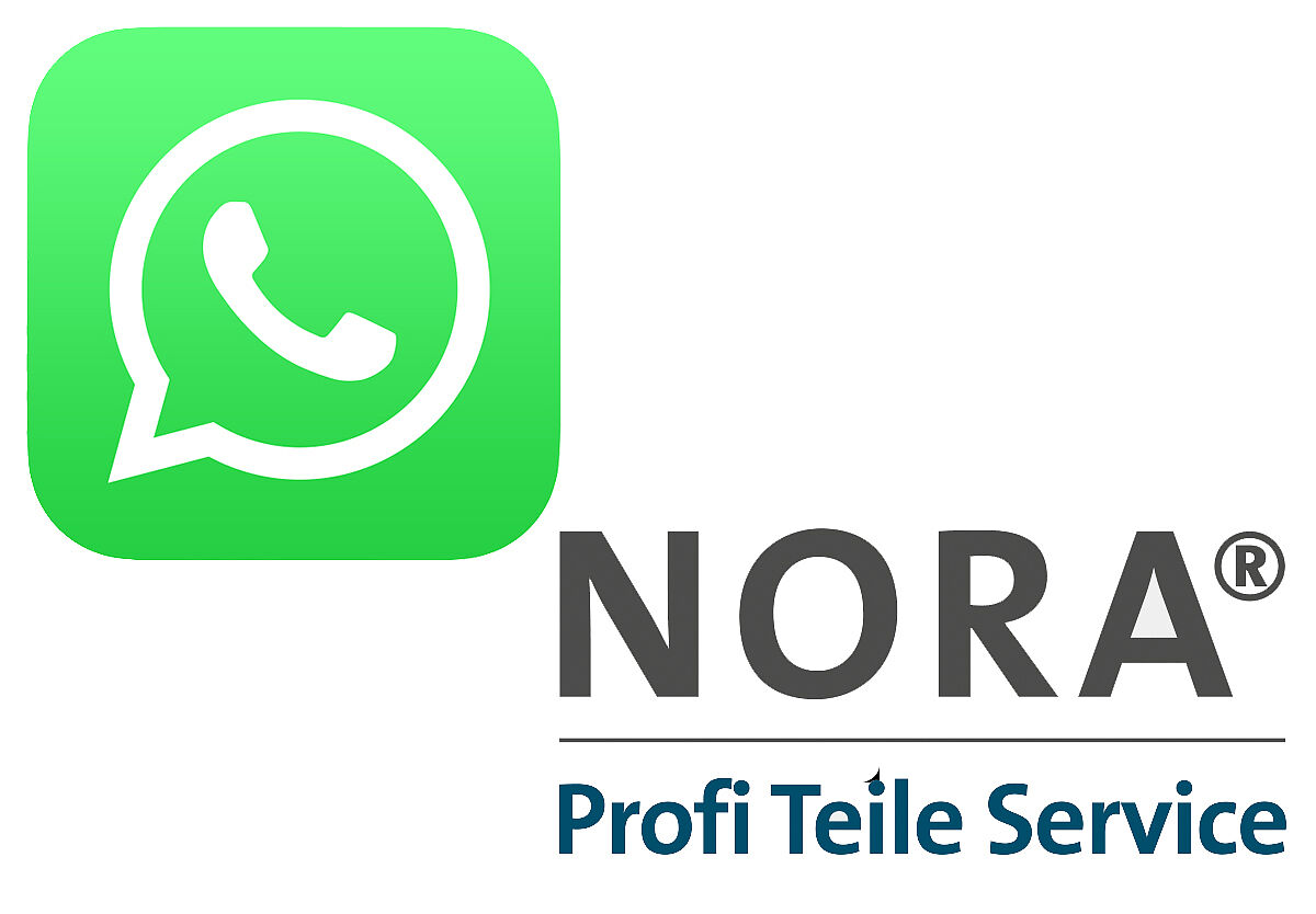 Exklusiv für unsere NORA Kunden, Originalteile per WhatsApp bestellen
