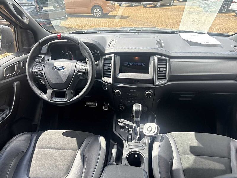 Ford Ranger Raptor DoKa 2.0 TDCi 4x4 Automatik Panther *VIEL ZUBEHÖR / KAMERA / LEDER