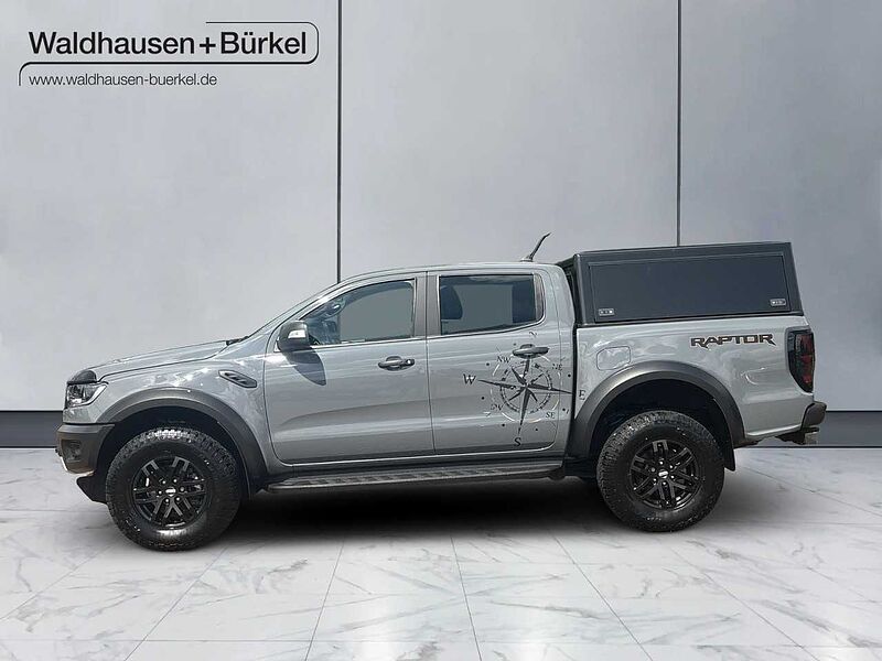 Ford Ranger Raptor DoKa 2.0 TDCi 4x4 Automatik Panther *VIEL ZUBEHÖR / KAMERA / LEDER