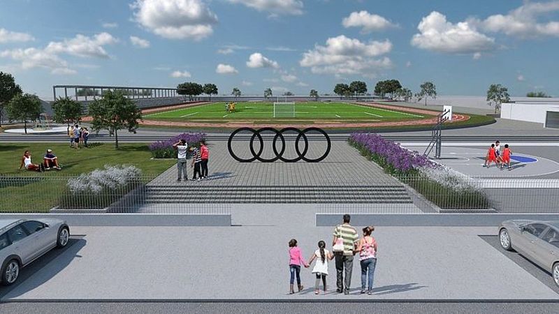 Audi México sponsert Sportpark in San José Chiapa
