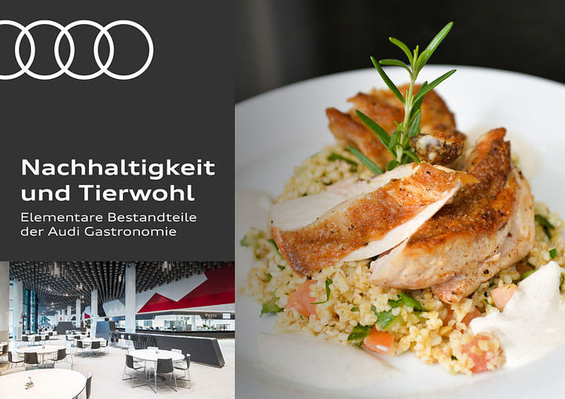 Audi Gastronomie unterstützt Europäische Masthuhn-Initiative