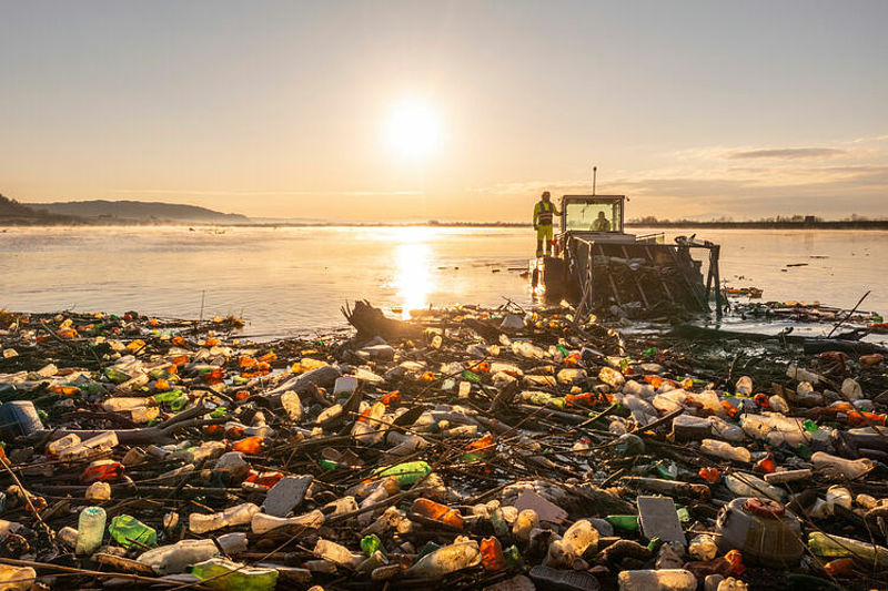 Donau-Clean-up-Mission in Rumänien: mehr als fünf Bootsladungen Müll pro Tag gesammelt