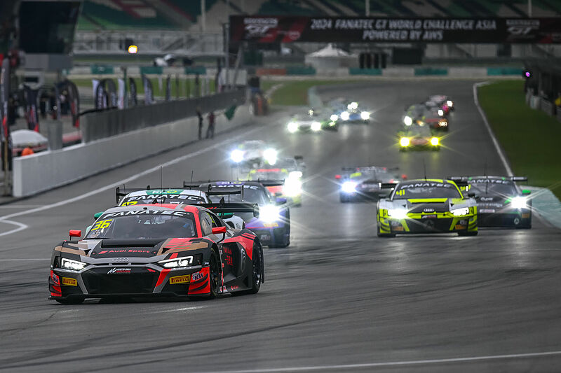 Eindrucksvoller Sieg für Audi-Kundenteam in Asien