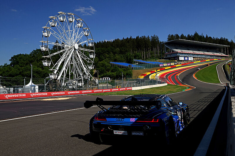 Klassensieg für Audi-Kundenteam beim Jubiläum in Spa