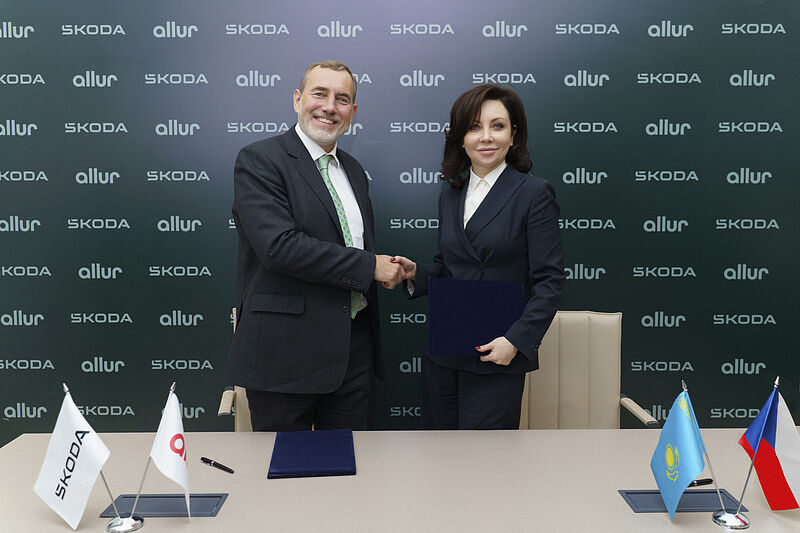 Škoda Auto weitet strategische Partnerschaft in Kasachstan mit den Schwerpunkten Produktion, Vertrieb und Support technischer Ausbildung aus