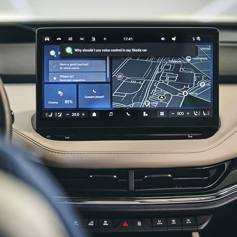 Škoda erweitert seine Sprachassistentin Laura um ChatGPT